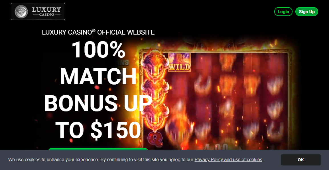 Luxury Casino Desktop screenshot